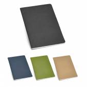 CDN 105-Caderno brochura em papel cartão reciclável c 40 folhas de papel reciclável, grav 1 cor feit