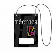 CRC 110 - Crachá para evento em PS Adesivado, Personalizado