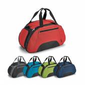 BLS 302-Bolsa esportiva em nylon 600D, com divisória interior, bolso frontal e fundo com placa semi-